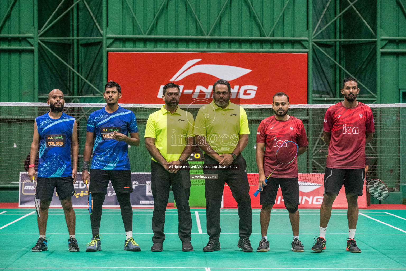 Final of Badminton association mixed group championship 2021 held in Male', Maldives Photos by Nausham Waheed