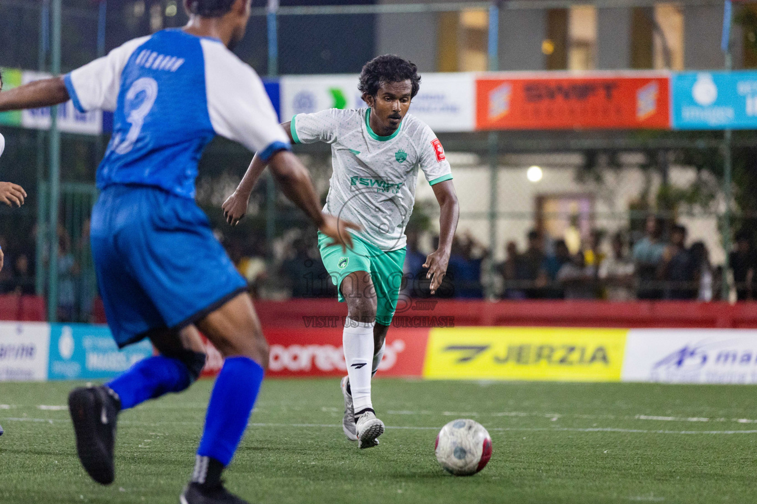 M Mulah vs M Maduvvari in Day 19 of Golden Futsal Challenge 2024 was held on Friday, 2nd February 2024 in Hulhumale', Maldives Photos: Nausham Waheed / images.mv