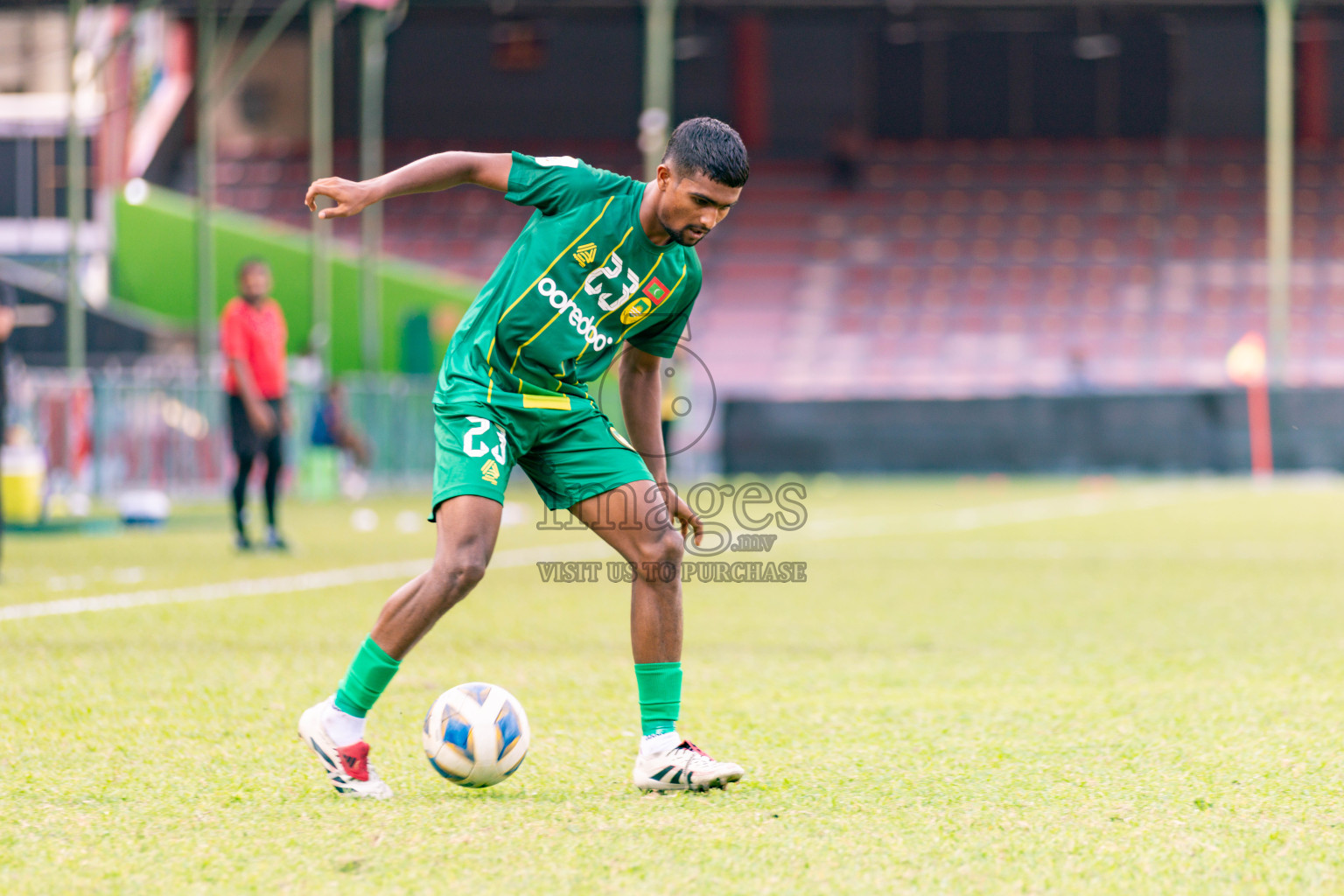 Maziya SRC vs Green Streets in Dhivehi Premier League 2025/26 held in National Football Stadium, Male', Maldives on Saturyday, 25 October 2025. 
Photos: Hassan Simah / Images.mv