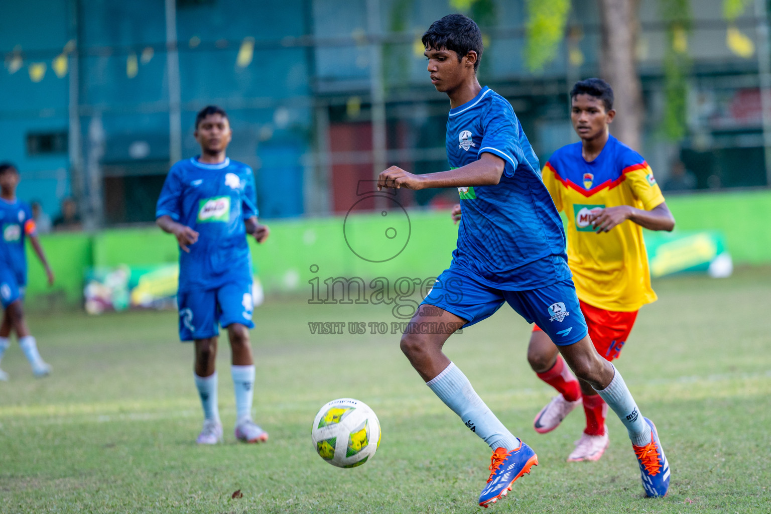 Day 3 of MILO Academy Championship 2024 (U-14) was held in Henveyru Stadium, Male', Maldives on Saturday, 2nd November 2024.
Photos: Ismail Thoriq, Images.mv