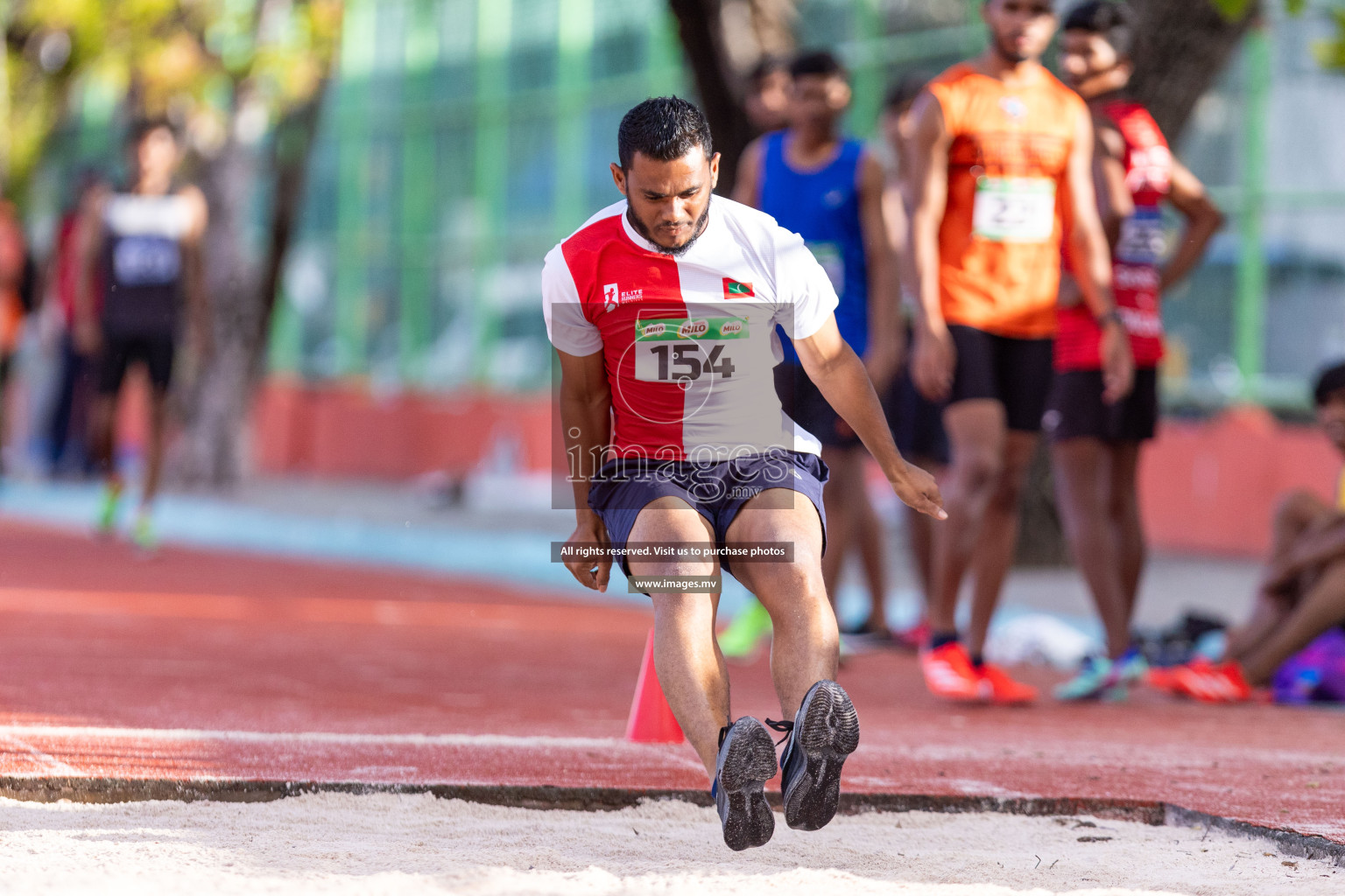 Day 2 of National Athletics Championship 2023 was held in Ekuveni Track at Male', Maldives on Saturday, 25th November 2023. Photos: Nausham Waheed / images.mv