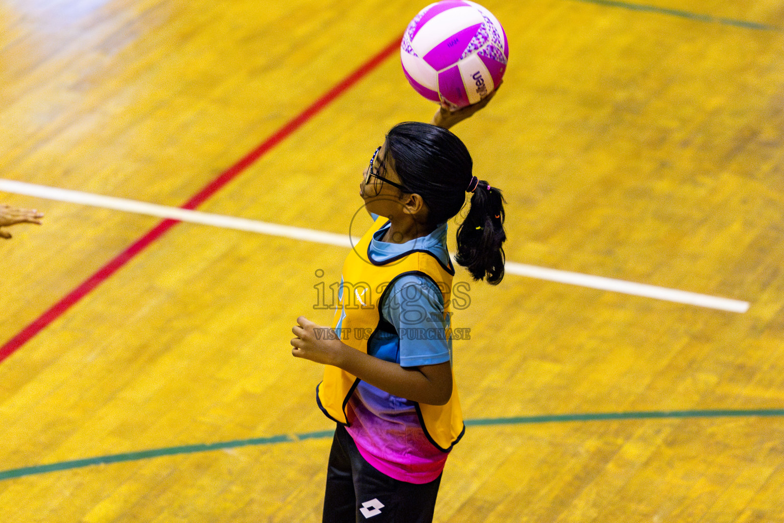Netgen A vs N Sports Academy B in Day 2 of 3rd Junior Championship - Netball association of Maldives, held at Social Center on Monday 20th January 2025 . Photos by Nausham Waheed