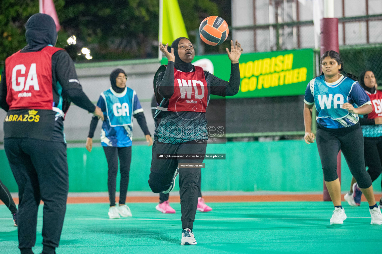 Day 1 of 20th Milo National Netball Tournament 2023, held in Synthetic Netball Court, Male', Maldives on 29th May 2023 Photos: Nausham Waheed/ Images.mv