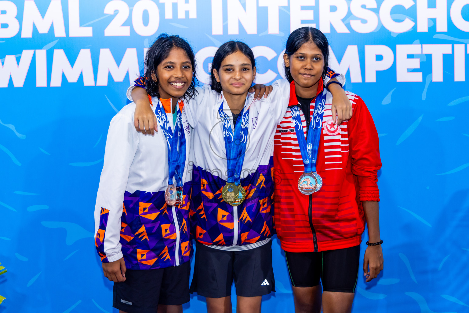 Day 5 of 20th Inter-school Swimming Competition 2024 held in Hulhumale', Maldives on Wednesday, 16th October 2024. Photos: Nausham Waheed / images.mv