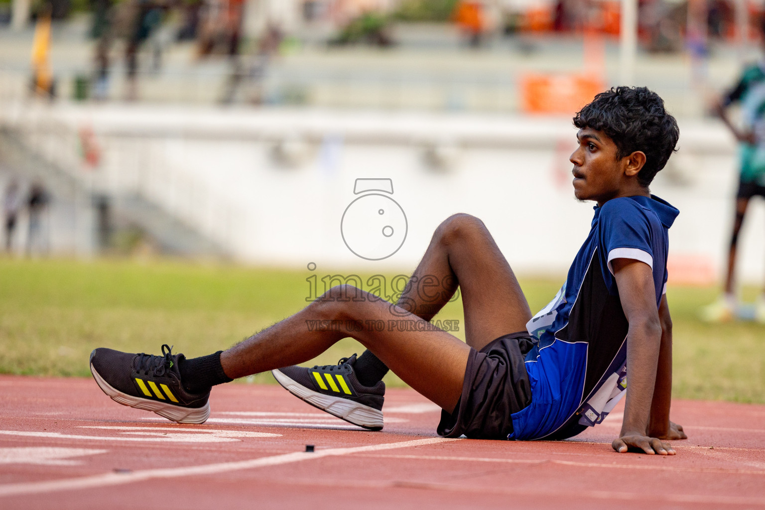 Day 2 of MWSC Interschool Athletics Championships 2024 held in Hulhumale Running Track, Hulhumale, Maldives on Sunday, 10th November 2024. 
Photos by: Hassan Simah / Images.mv