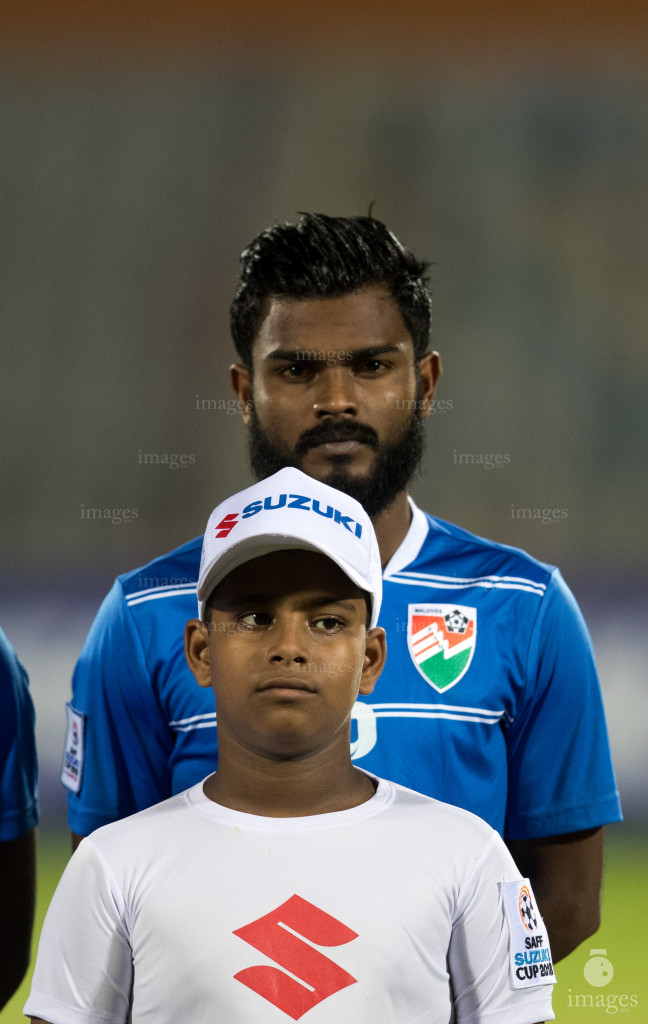 Maldives vs India in SAFF Suzuki Cup 2018 in Dhaka, Bangladesh, Sunday, September 9, 2018. (Images.mv Photo/ Hussain Sinan)