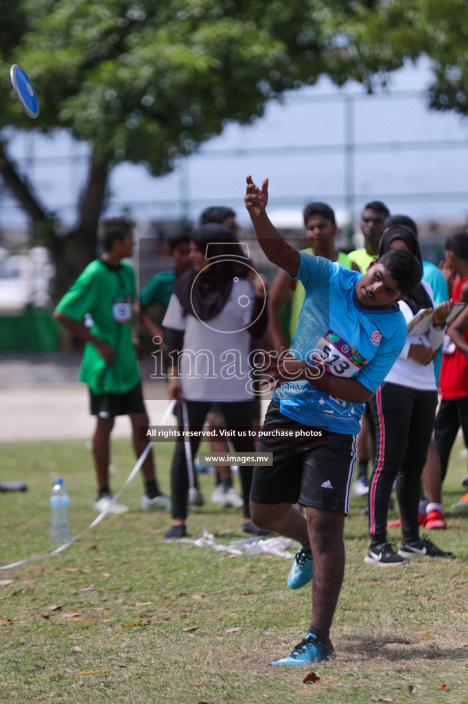 22nd Inter school Athletics Championship 2019 (Day 1) held in Male', Maldives on 04th August 2019 Photos: Shuu Abdul Sattar