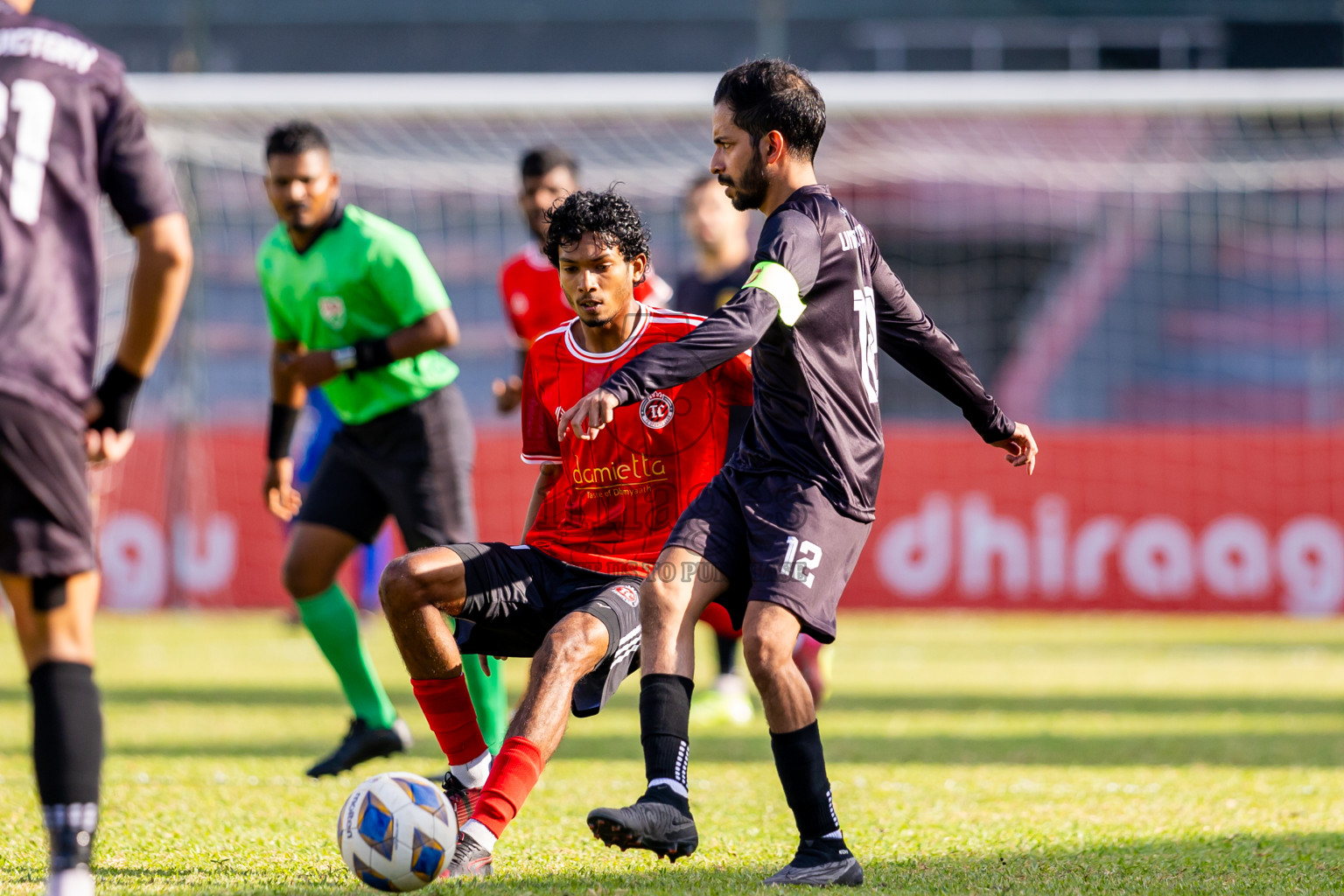 United Victory vs TC Sports Club in Dhivehi Premier League 2025/26 held in National Football Stadium, Male', Maldives on Tuesday, 30th September 2025. Photos: Nausham Waheed / Images.mv