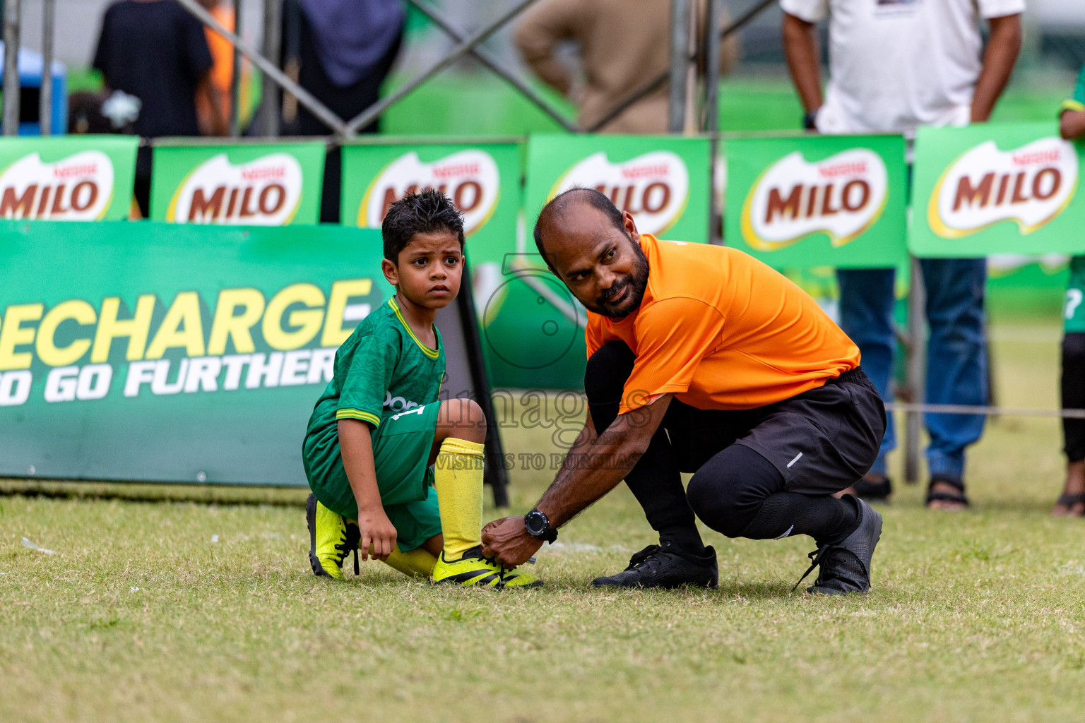 Day 1 of MILO SVAM Juniors 2025 (U-8) was held at Henveiru Stadium in Male', Maldives on Thursday, 26th June 2025. 
Photos: Hassan Simah / images.mv