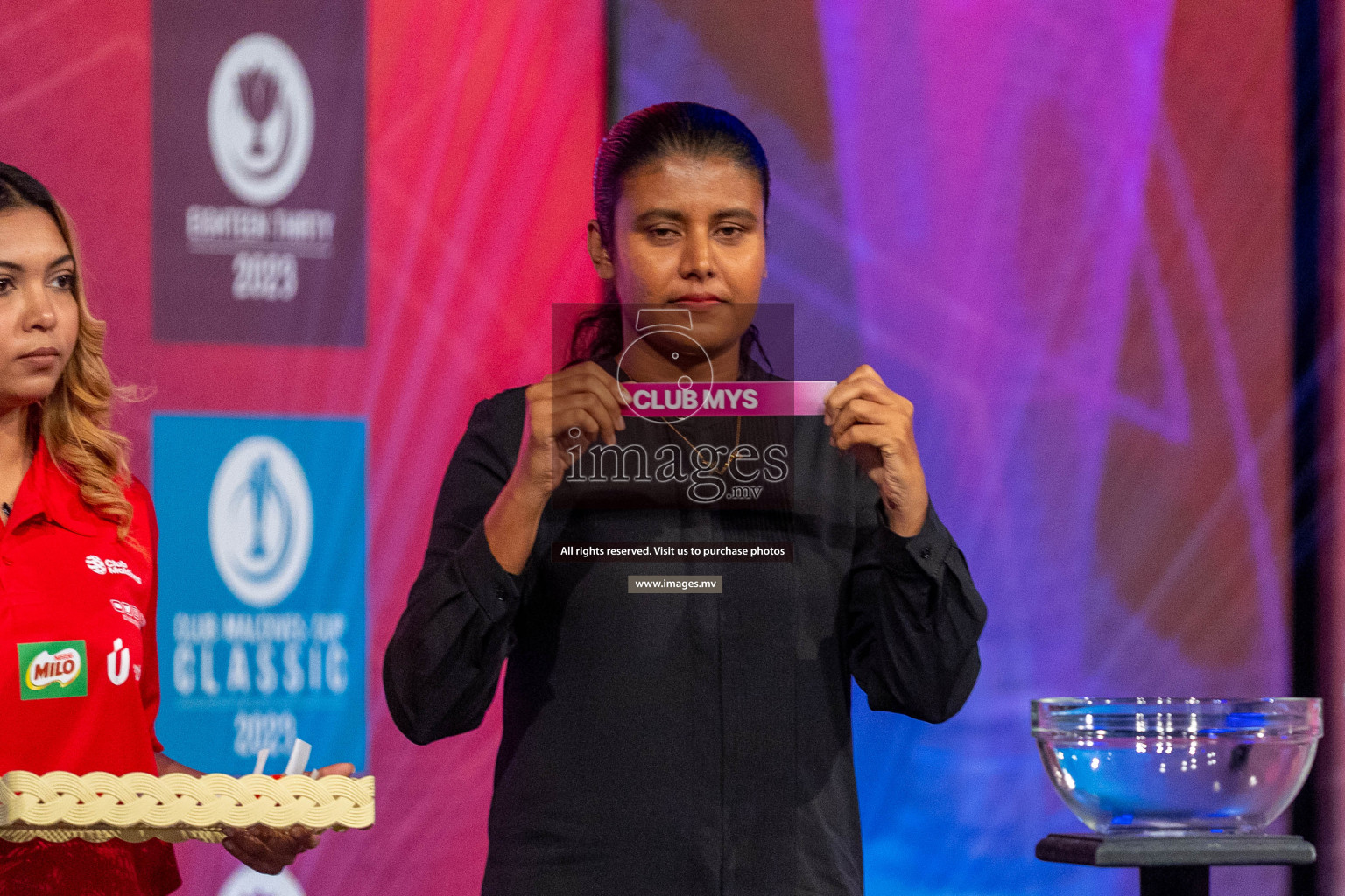 Draw ceremony of Club Maldives 2023 was held on Thursday, 6th July 2023 at PSM Studio in Male', Maldives.  Photos: Ismail Thoriq / images.mv