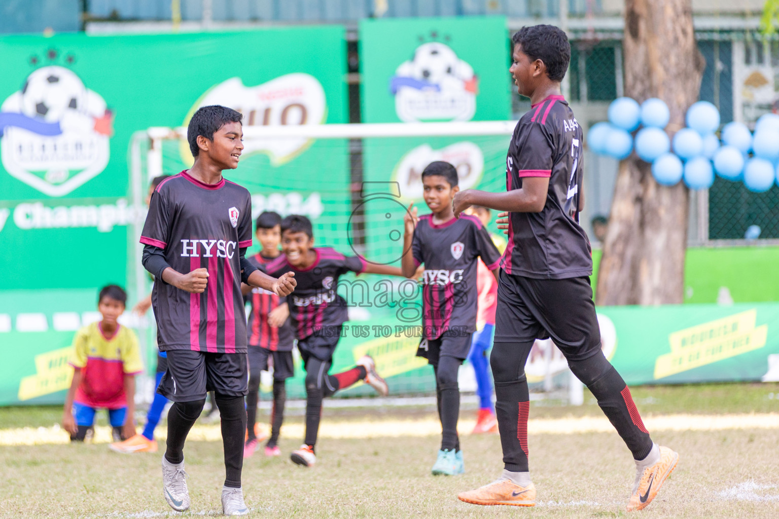 Day 3 of MILO Academy Championship 2024 - U12 was held at Henveiru Grounds in Male', Maldives on Thursday, 7th July 2024. Photos: Shuu Abdul Sattar / images.mv