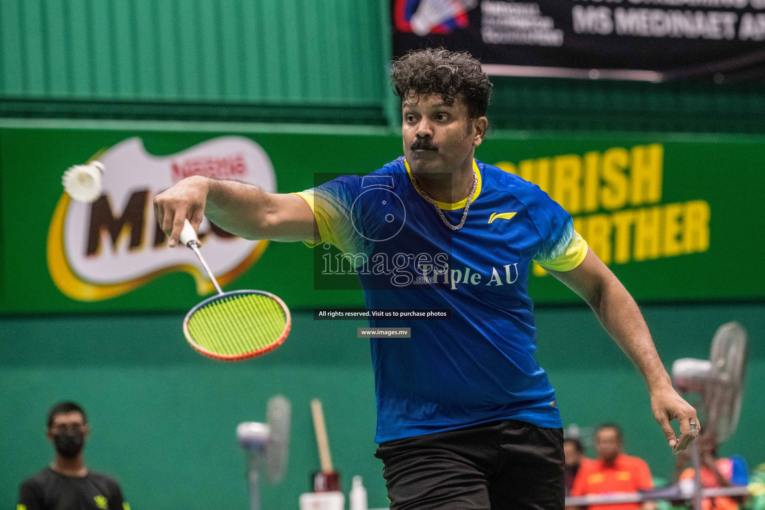 Day 3 of Badminton association mixed group championship 2021 held in Male', Maldives Photos by Nausham Waheed