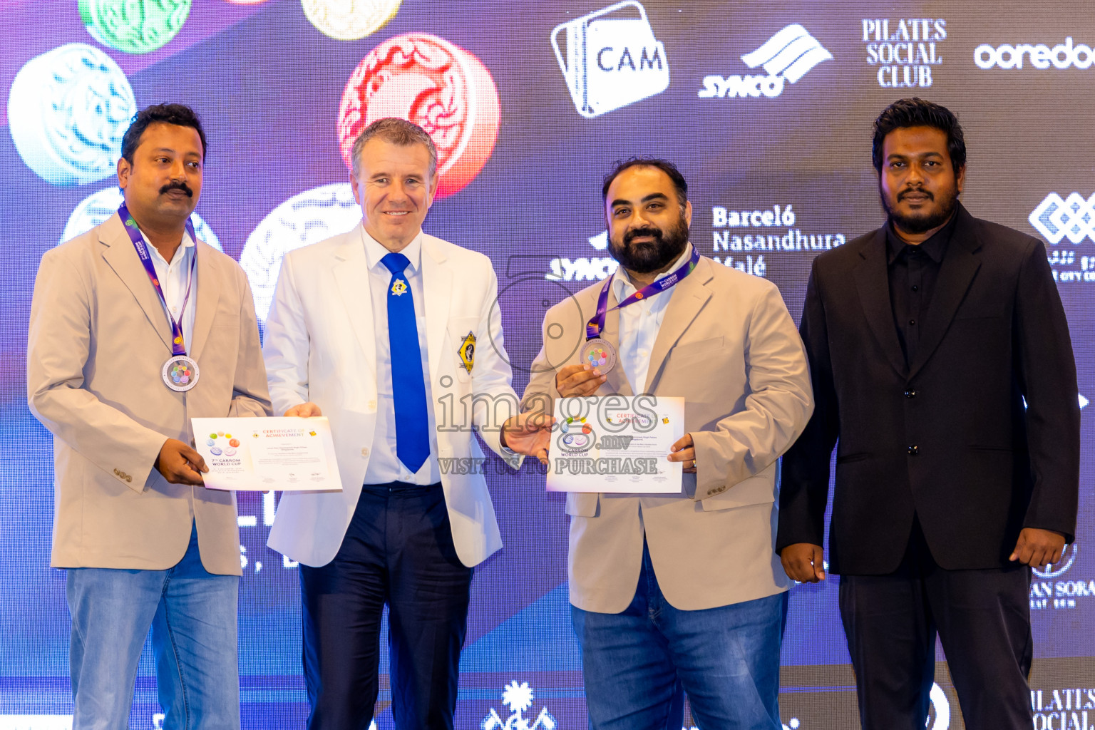 Closing Ceremony of 7th Carrom World Cup was held on Saturday, 6th November 2025 at Barceló Nasandhura Male', Maldives. Photos: Nausham Waheed / images.mv