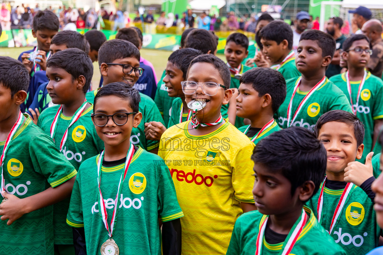 Day 4 of MILO Academy Championship 2024 - U12 was held at Henveiru Grounds in Male', Maldives on Sunday, 7th July 2024. Photos: Nausham Waheed / images.mv