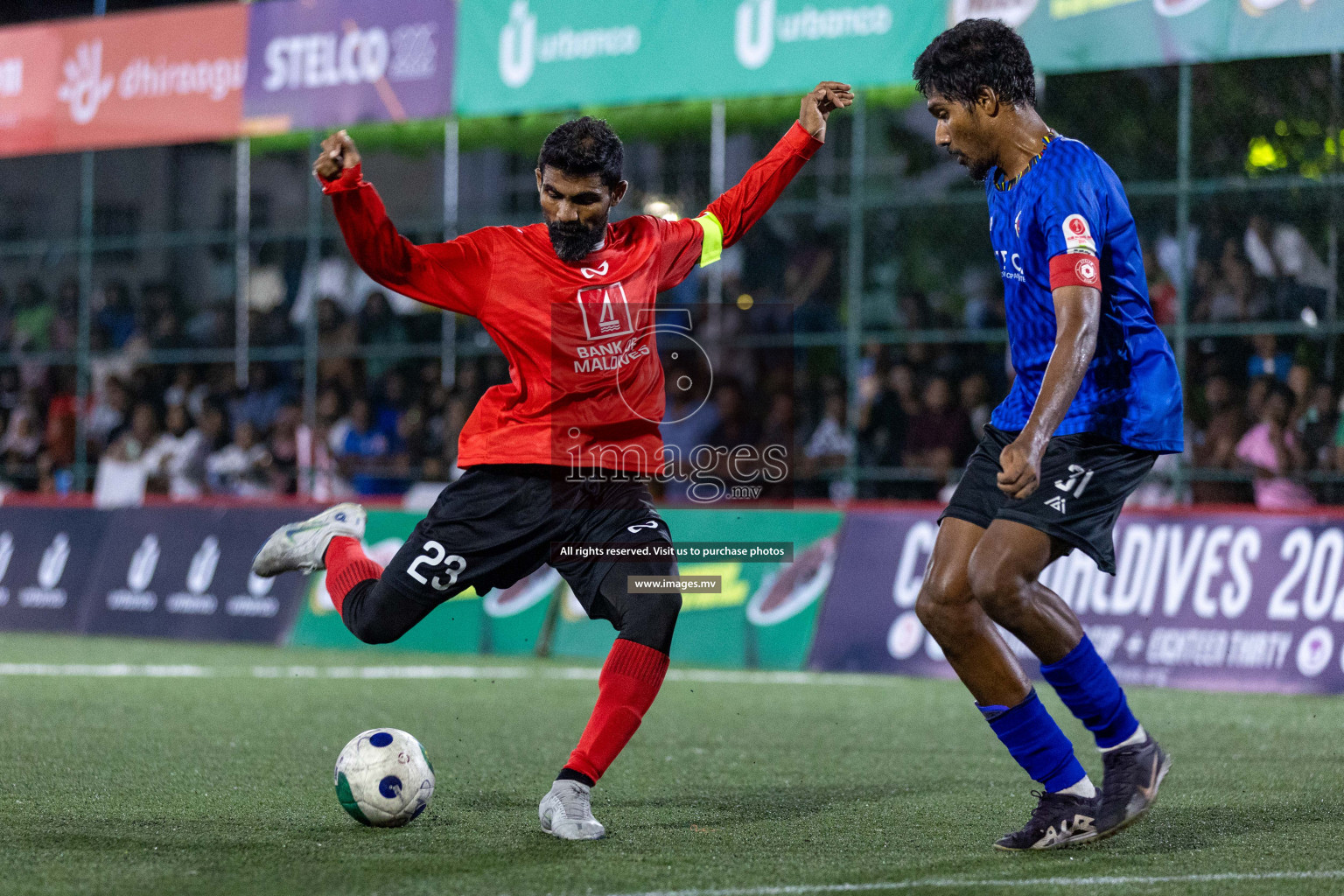 STELCO vs United BML in Quarter Final of Club Maldives Cup 2023 held in Hulhumale, Maldives, on Saturday, 12th August 2023Photos: Nausham Waheed