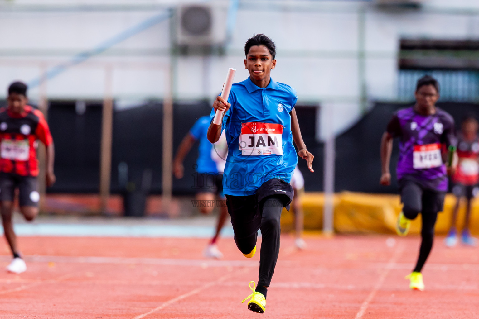 Day 6 of Inter-school Athletics Championship 2025 held in Ekuveni Synthetic Track, Male', Maldives on Sunday, 12th October 2025. Photos by: Nausham Waheed / Images.mv