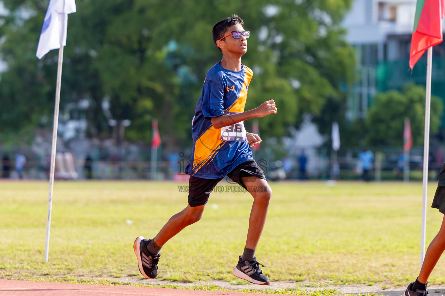 Day 4 of MWSC Interschool Athletics Championships 2024 held in Hulhumale Running Track, Hulhumale, Maldives on Tuesday, 12th November 2024. Photos by: Nausham Waheed / Images.mv