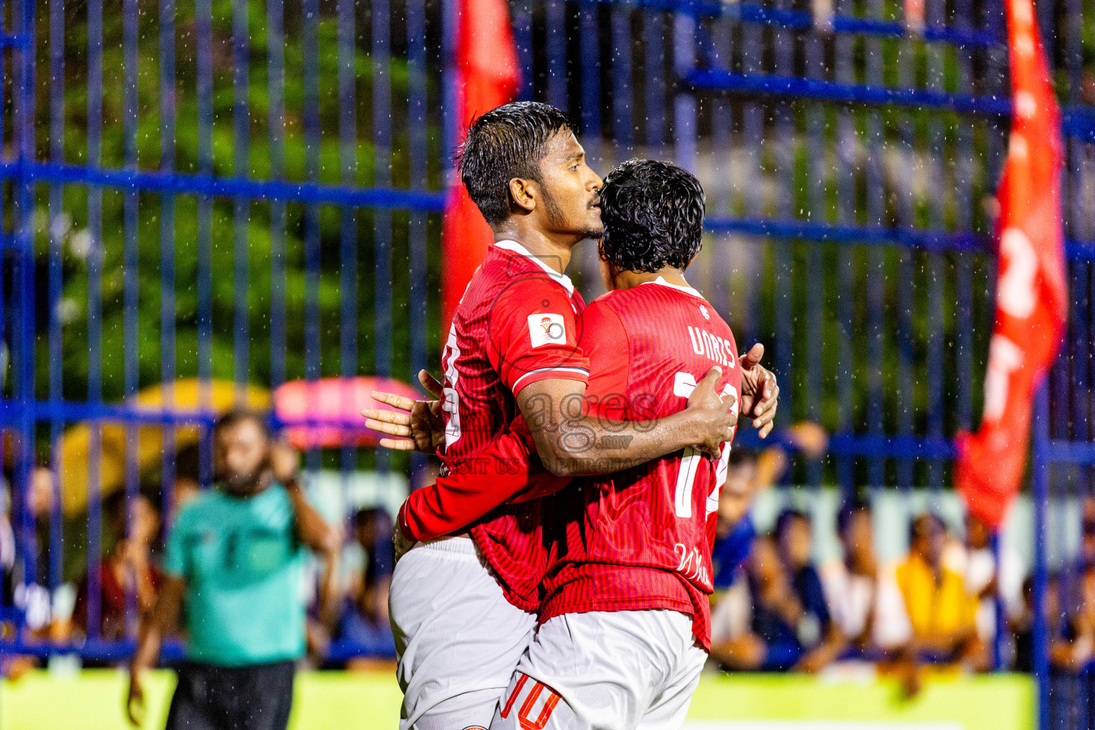 United V vs CC Sports Club in Semi Final of Eydhafushi Futsal Cup 2024 was held on Monday , 15th April 2024, in B Eydhafushi, Maldives Photos: Nausham Waheed / images.mv