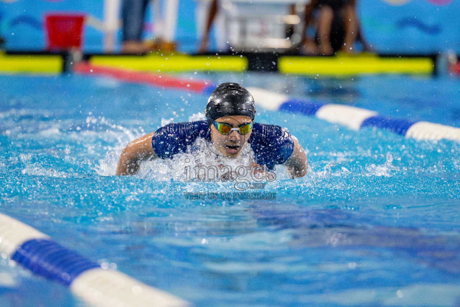 Day 4 of National Swimming Competition 2024 held in Hulhumale', Maldives on Monday, 16th December 2024. 
Photos: Hassan Simah / images.mv