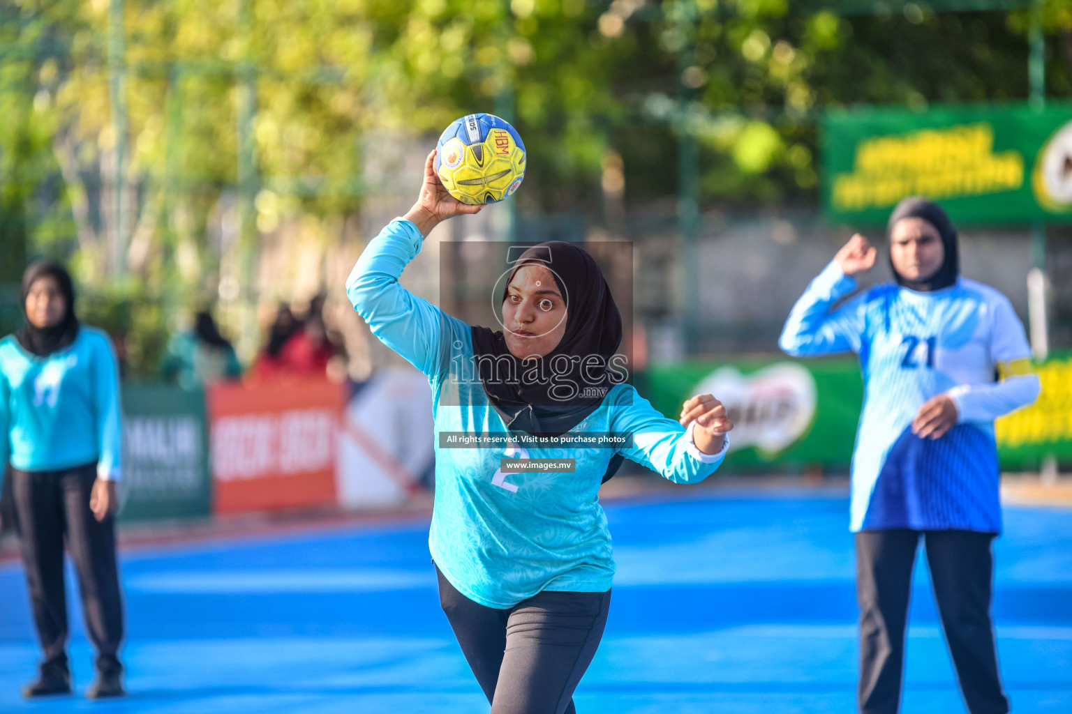 Day 13 of Milo 6th Inter Office Handball Tournament 2022 - Photos by  Nausham Waheed