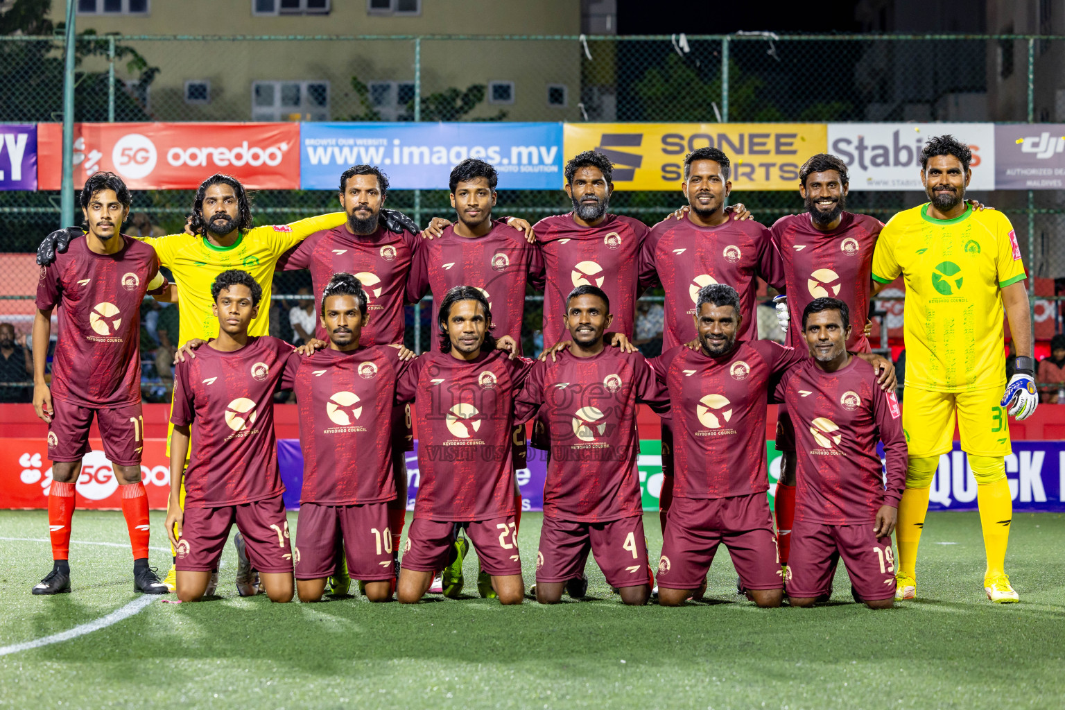 V Keyodhoo vs Adh Mandhoo in Zone round Day 27 of Golden Futsal Challenge 2025 was held on Friday , 31st January 2025, in Hulhumale', Maldives. Photos: Nausham Waheed / images.mv
