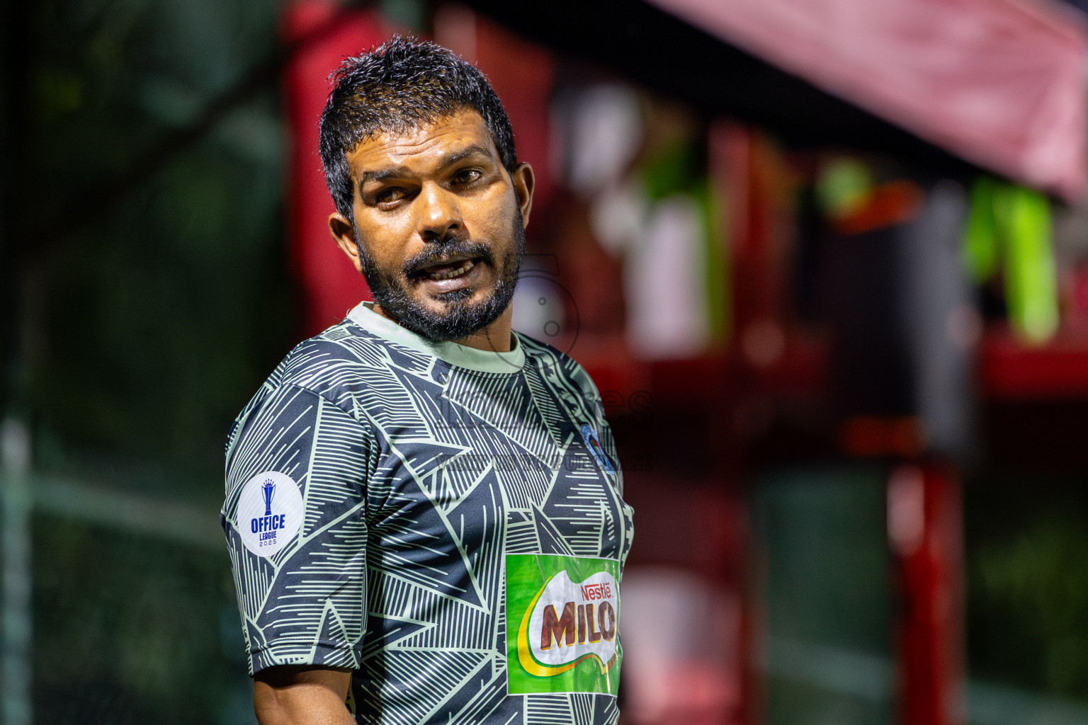 Customs RC vs Police Club in Semi Finals of Office League 2025 was held on Monday, 5th May 2025 in Hulhumale', Maldives. Photos: Ismail Thoriq / images.mv