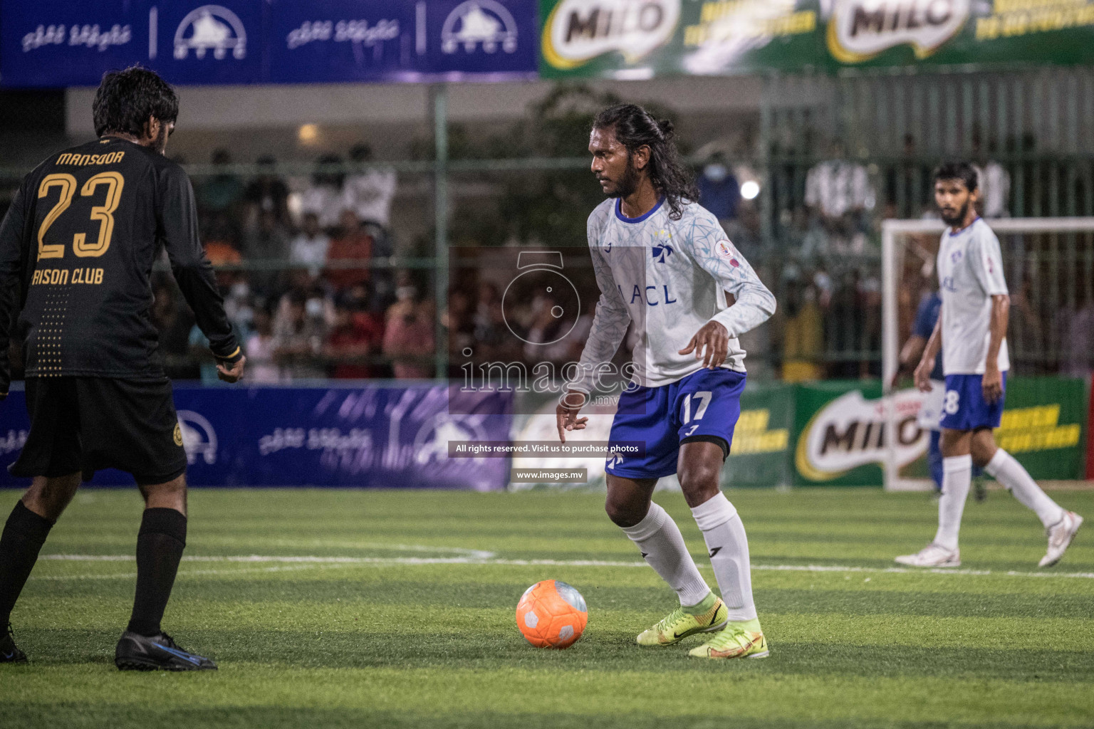 Prison Club vs MACL in the Quarter Finals of Club Maldives 2021 held at Hulhumale;, on 12th December 2021 Photos: Nausham / images.mv