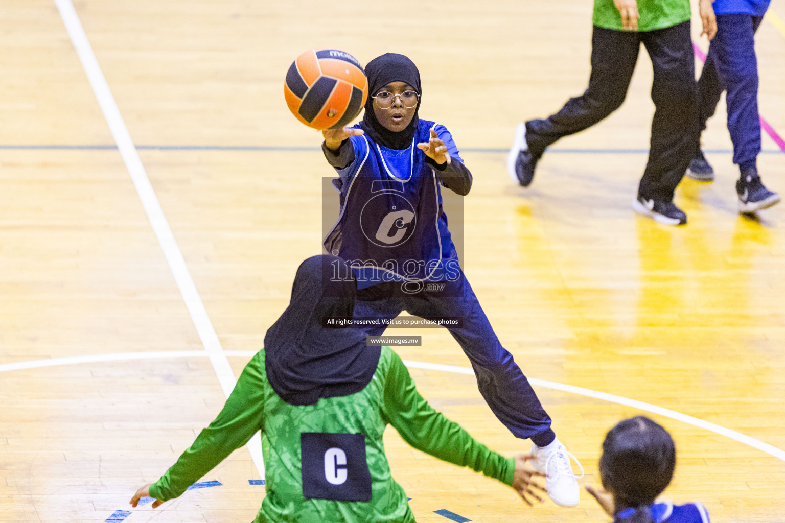 Day5 of 24th Interschool Netball Tournament 2023 was held in Social Center, Male', Maldives on 31st October 2023. Photos: Nausham Waheed / images.mv