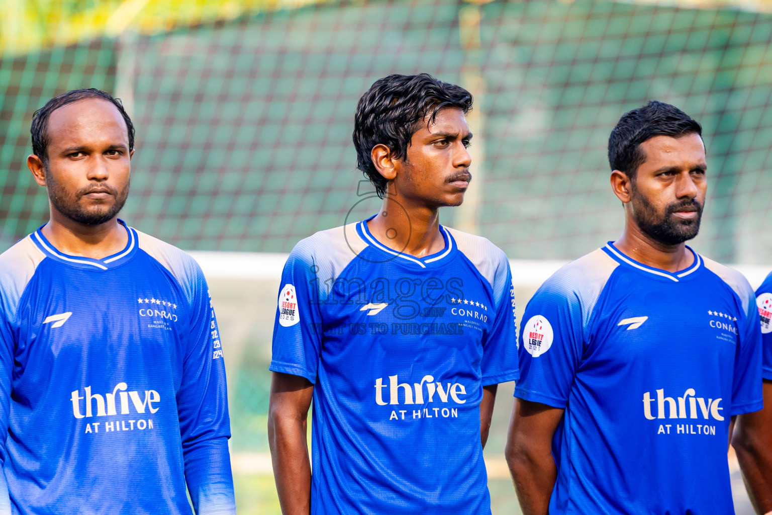Conrad vs Vilamendhoo in Day 4 of Resort League 2025 (Ari Zone) was held on Monday, 23rd June 2025 in Conrad Maldives Rangali Island, Alif Dhaalu Atoll, Maldives. Photos: Nausham Waheed / images.mv