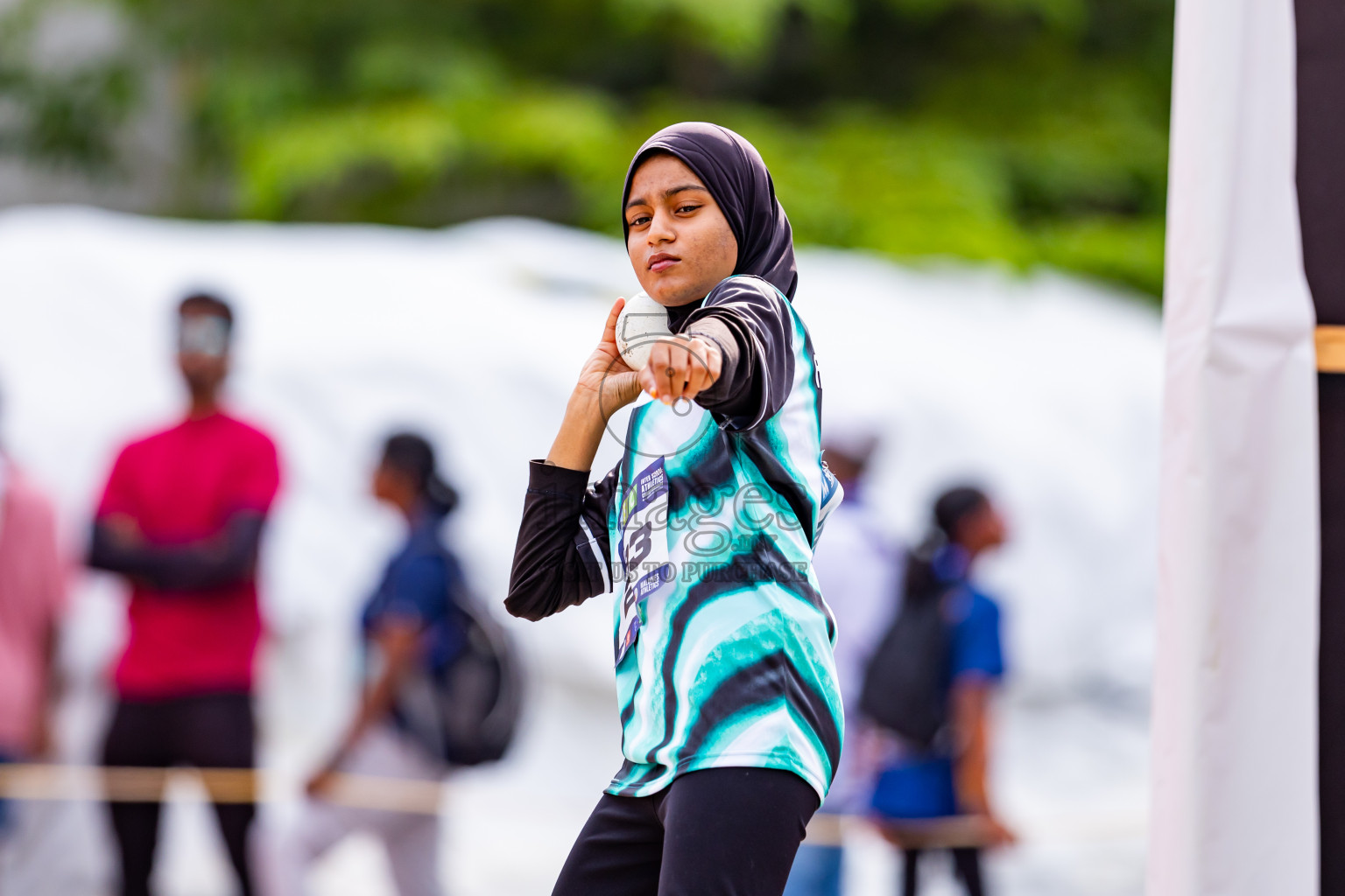 Day 6 of MWSC Interschool Athletics Championships 2024 held in Hulhumale Running Track, Hulhumale, Maldives on Thursday, 14th November 2024. Photos by: Nausham Waheed / Images.mv