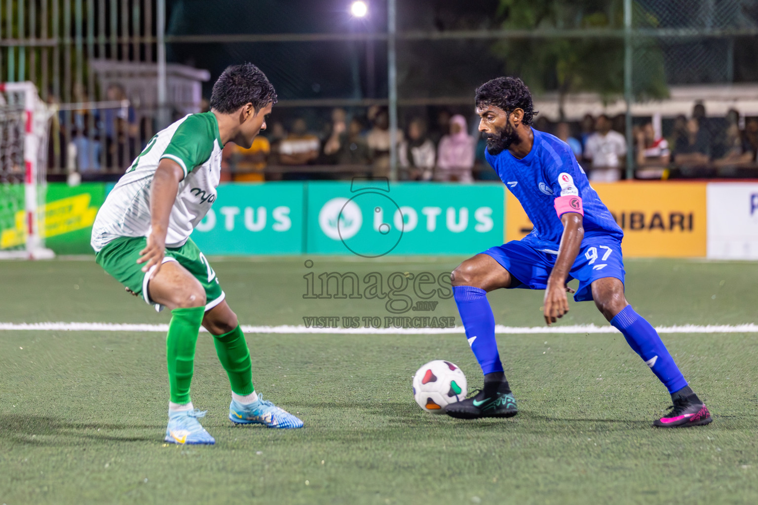 Team Allied vs Club HDC in Club Maldives Cup 2024 held in Rehendi Futsal Ground, Hulhumale', Maldives on Friday, 27th September 2024. 
Photos: Hassan Simah / images.mv