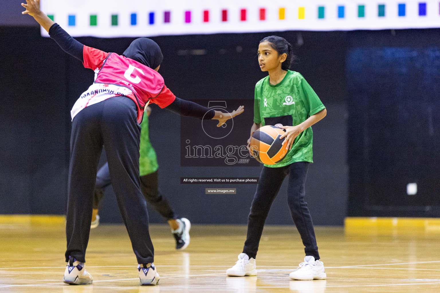 Day2 of 24th Interschool Netball Tournament 2023 was held in Social Center, Male', Maldives on 28th October 2023. Photos: Nausham Waheed / images.mv