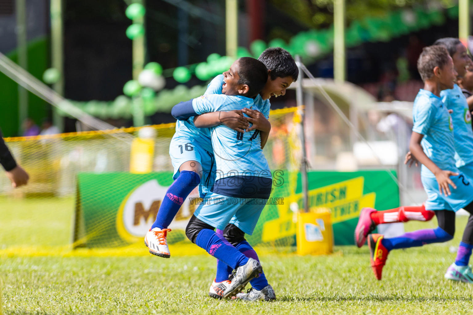 Day 2 of MILO Kids Football Fiesta was held at National Stadium in Male', Maldives on Saturday, 24th February 2024.