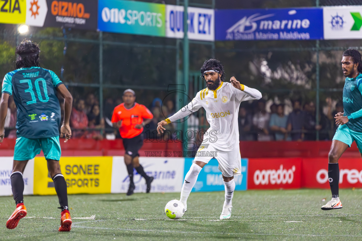 GDh Vaadhoo vs Dhandimagu on Day 31 of Golden Futsal Challenge 2024, held on Friday, 16th February 2024 in Hulhumale', Maldives 
Photos: Ismail Thoriq / images.mv