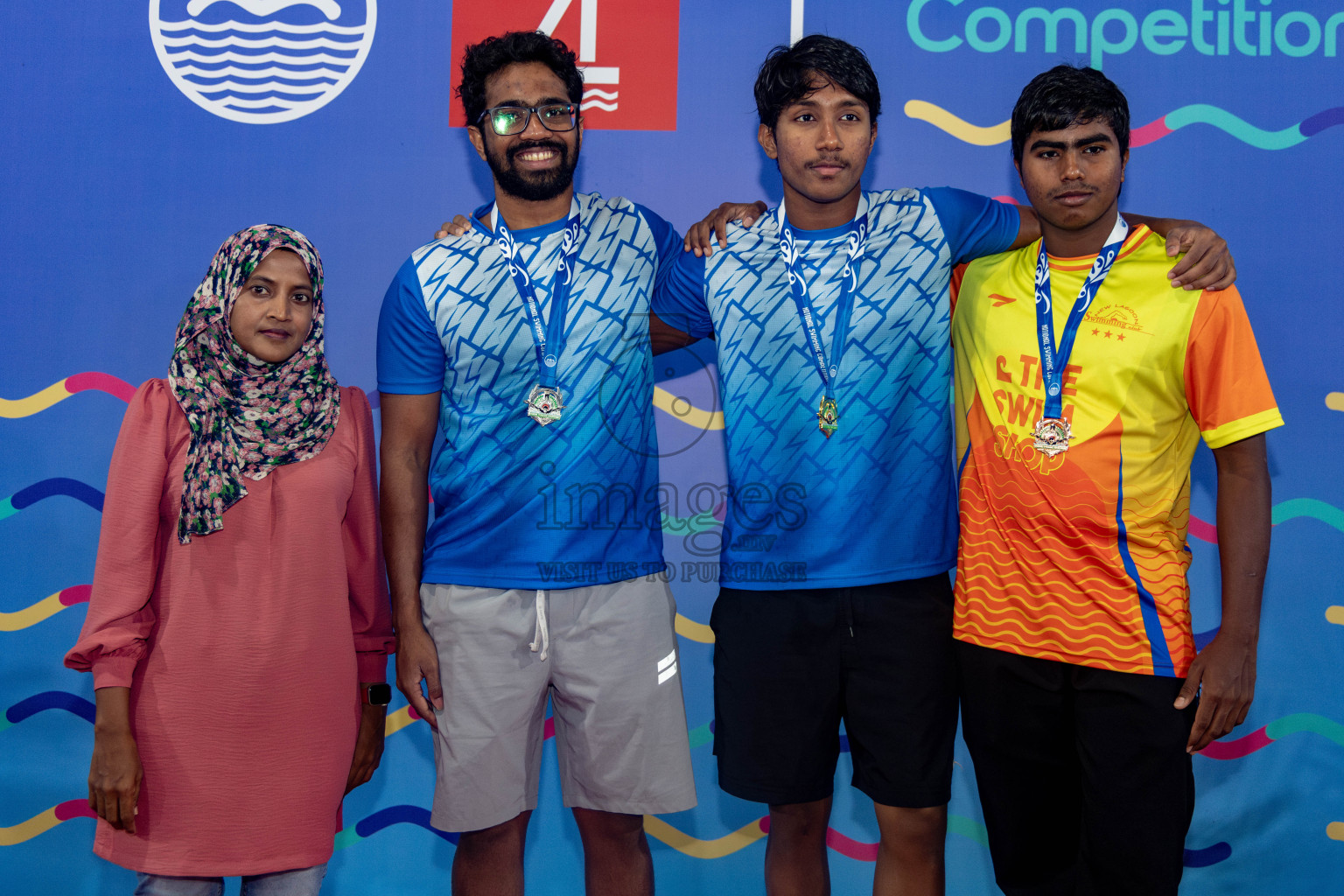 Day 6 of National Swimming Competition 2024 held in Hulhumale', Maldives on Wednesday, 18th December 2024. 
Photos: Hassan Simah / images.mv