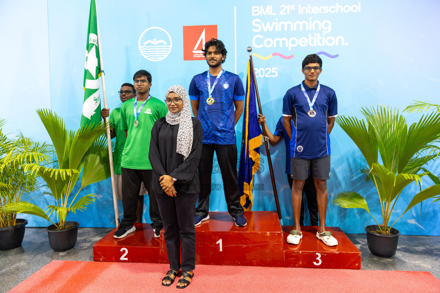 Day 5 of BML 21st Interschool Swimming Competition 2025 was held in Hulhumale' Swimming Pool, Hulhumale', Maldives on Wednesday, 15th October 2025.
Photos: Ismail Thoriq, Hassan Simah / images.mv