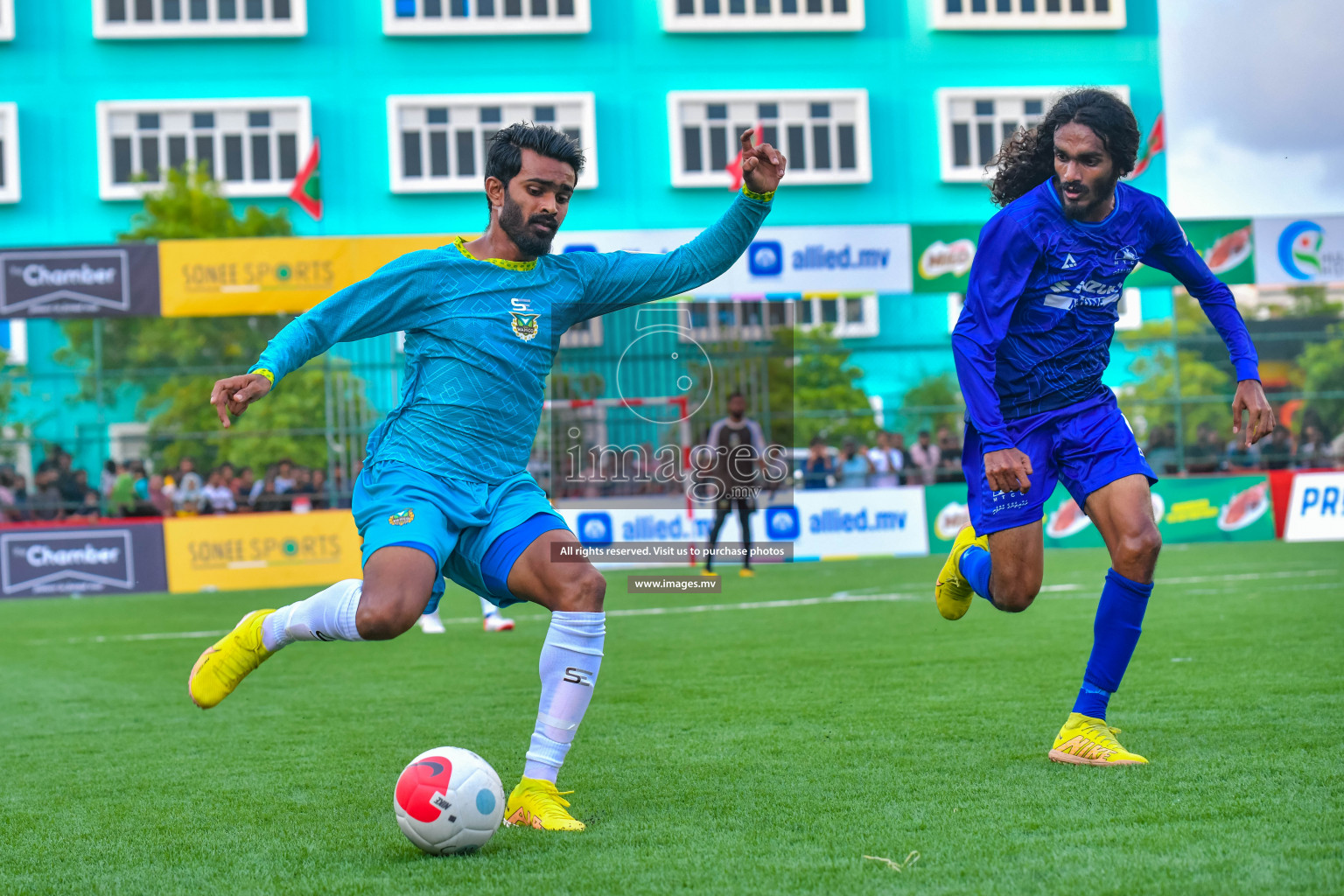 WAMCO vs TEAM MTCC in Club Maldives Cup 2022 was held in Hulhumale', Maldives on Saturday, 8th October 2022. Photos: Nausham Waheed / images.mv