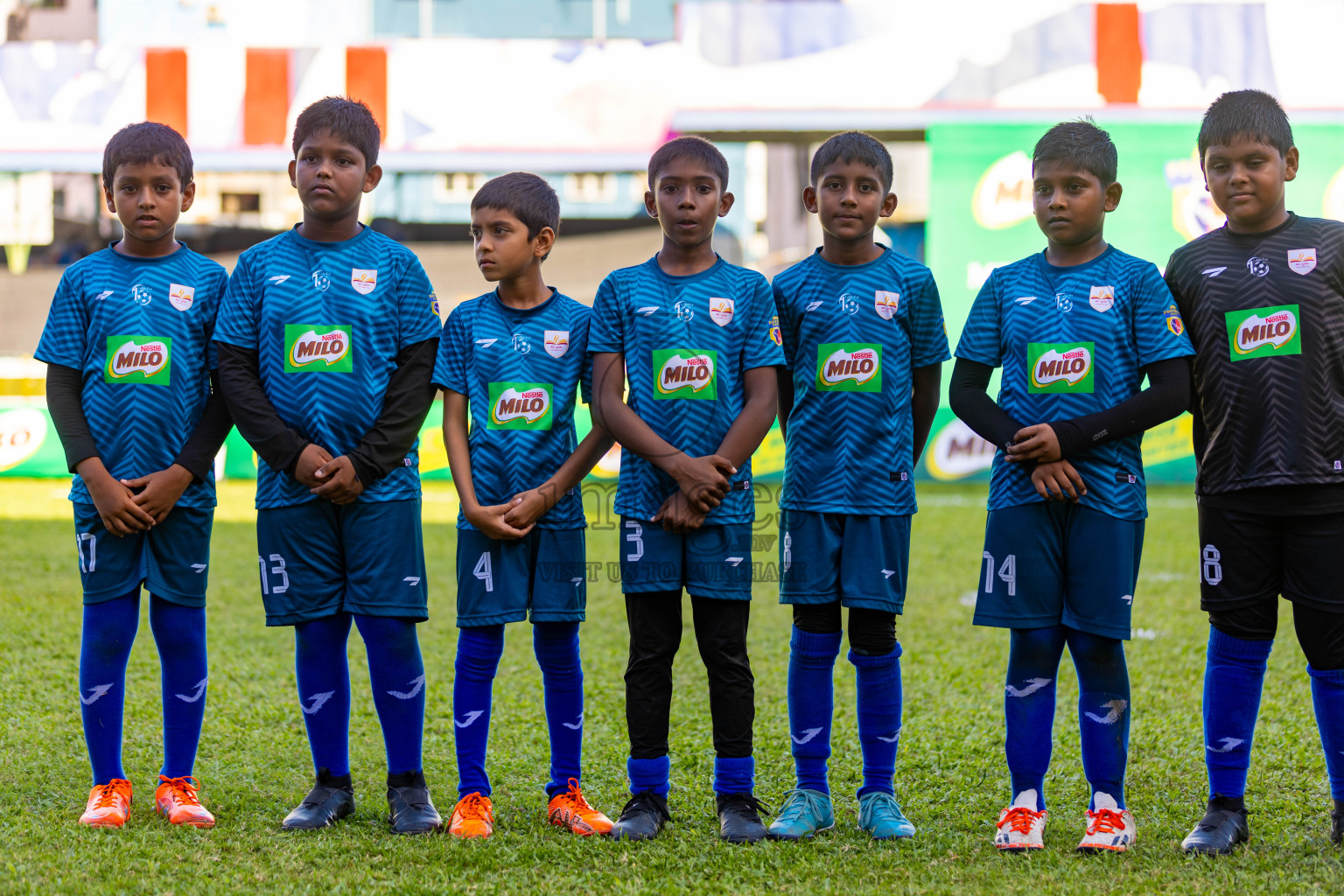 Day 2 of MILO Kids Football Fiesta was held at National Stadium in Male', Maldives on Saturday, 24th February 2024.