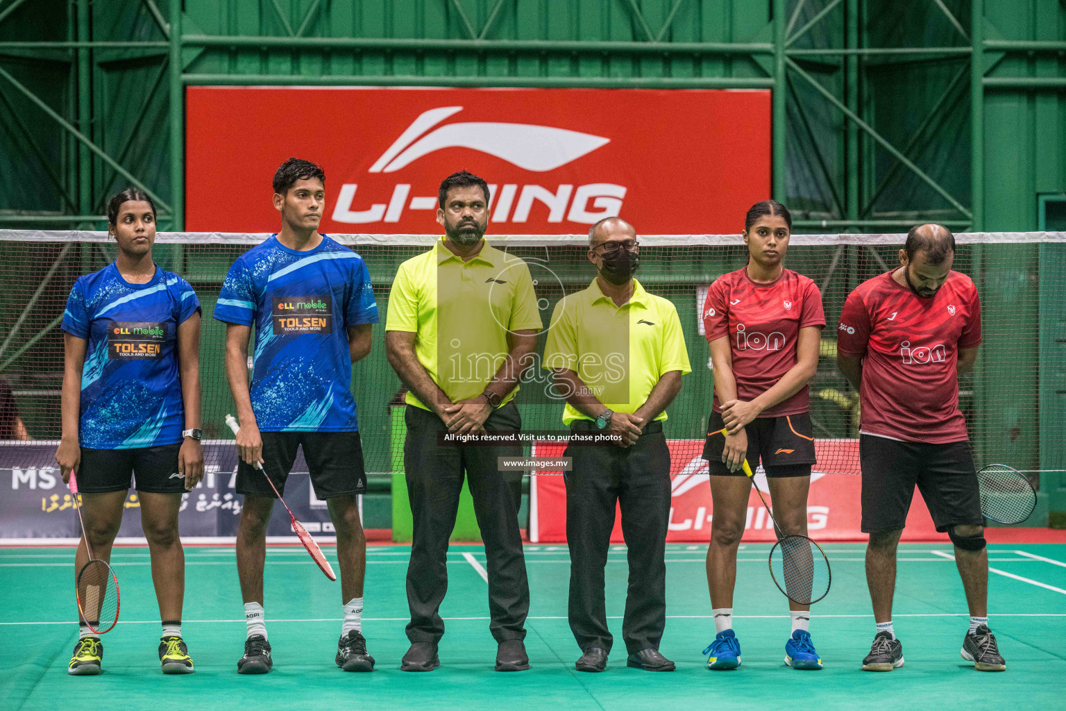 Final of Badminton association mixed group championship 2021 held in Male', Maldives Photos by Nausham Waheed