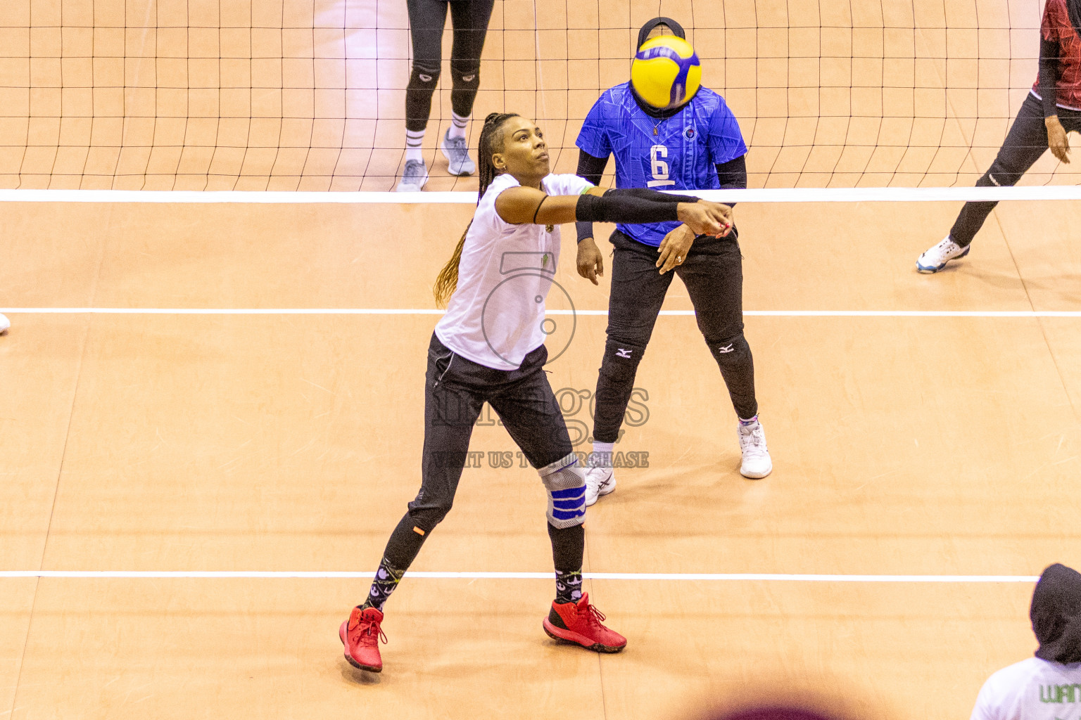 Final of Women's Division of Volleyball Association Cup 2023 held in Male', Maldives on Monday, 25th December 2023 at Social Center Indoor Hall Photos By: Nausham Waheed /images.mv