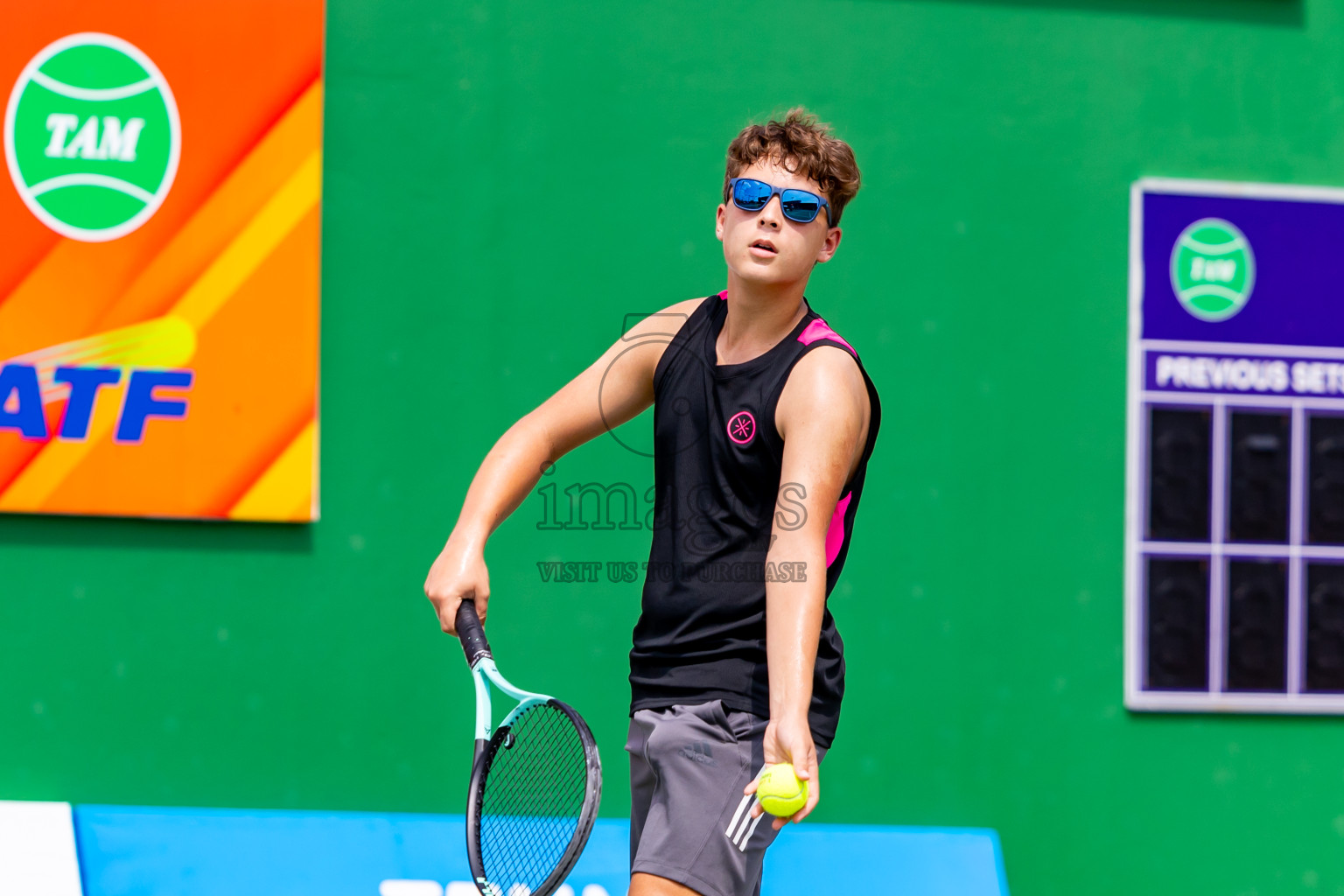 Day 4 of ATF Maldives Junior Open Tennis was held in Male' Tennis Court, Male', Maldives on Thursday, 12th December 2024. Photos: Nausham Waheed/ images.mv