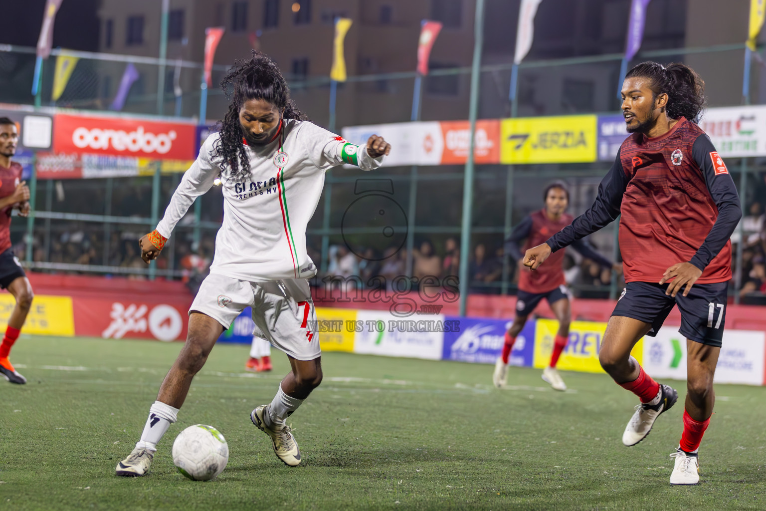 Th Omadhoo vs L Isdhoo on Day 37 of Golden Futsal Challenge 2024 was held on Thursday, 22nd February 2024, in Hulhumale', Maldives
Photos: Ismail Thoriq / images.mv