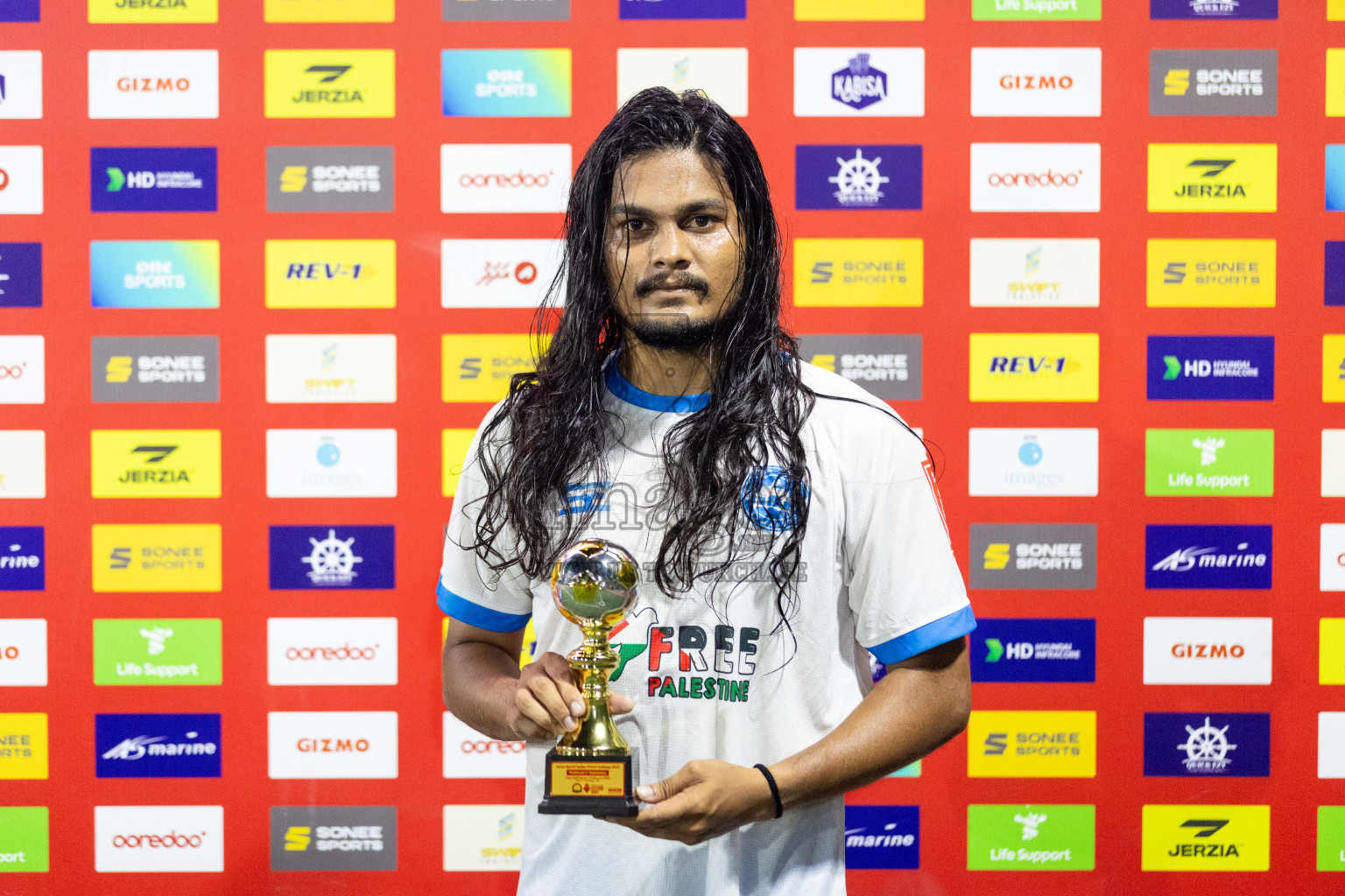 Th Madifushi vs Th Veymandoo in Day 20 of Golden Futsal Challenge 2024 was held on Saturday , 3rd February 2024 in Hulhumale', Maldives Photos: Nausham Waheed / images.mv