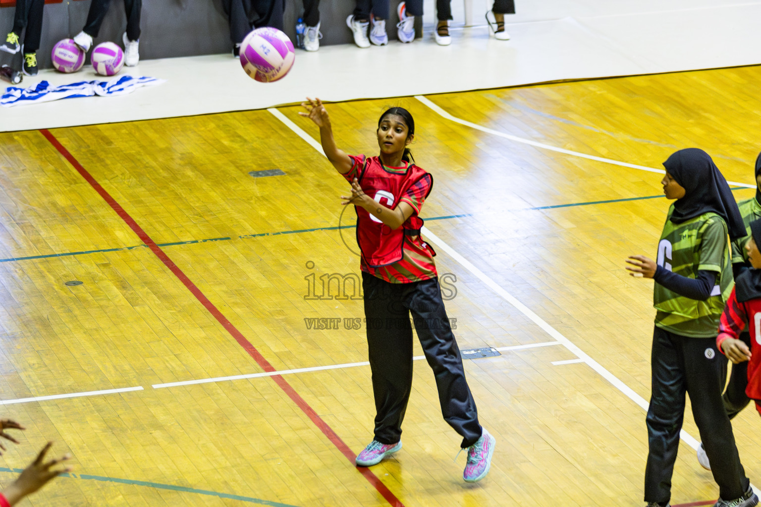 Day 1 of Inter-School Netball Tournament 2025 was held in Social Center Indoor Hall on Saturday, 18th October 2025. Photos: Areef Adam / images.mv