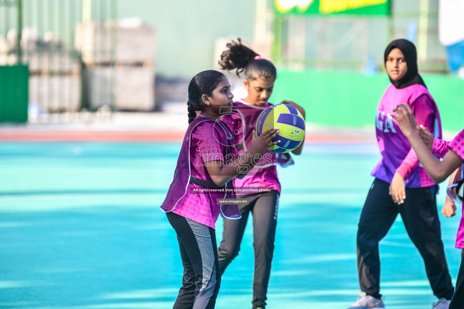 Day 8 of Junior Netball Championship 2022 on 11th March 2022 held in Male', Maldives. Photos by Nausham Waheed