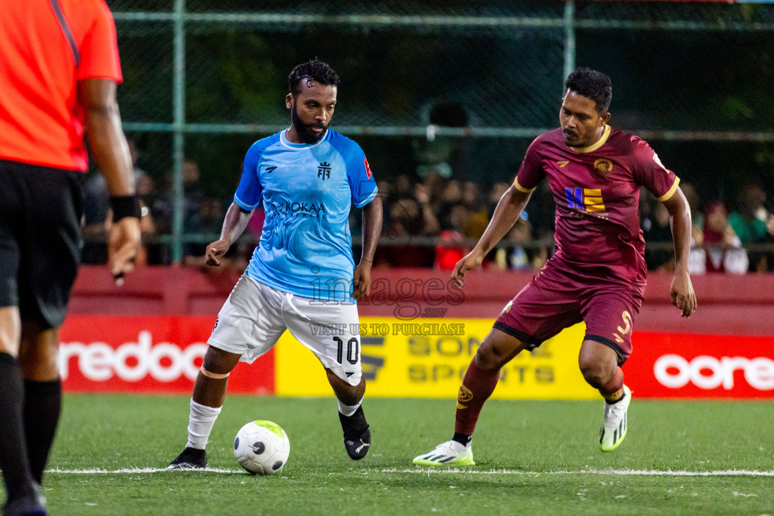 V Keyodhoo vs V Felidhoo in Day 29 of Golden Futsal Challenge 2024 was held on Tuesday , 13th February 2024 in Hulhumale', Maldives Photos: Nausham Waheed / images.mv