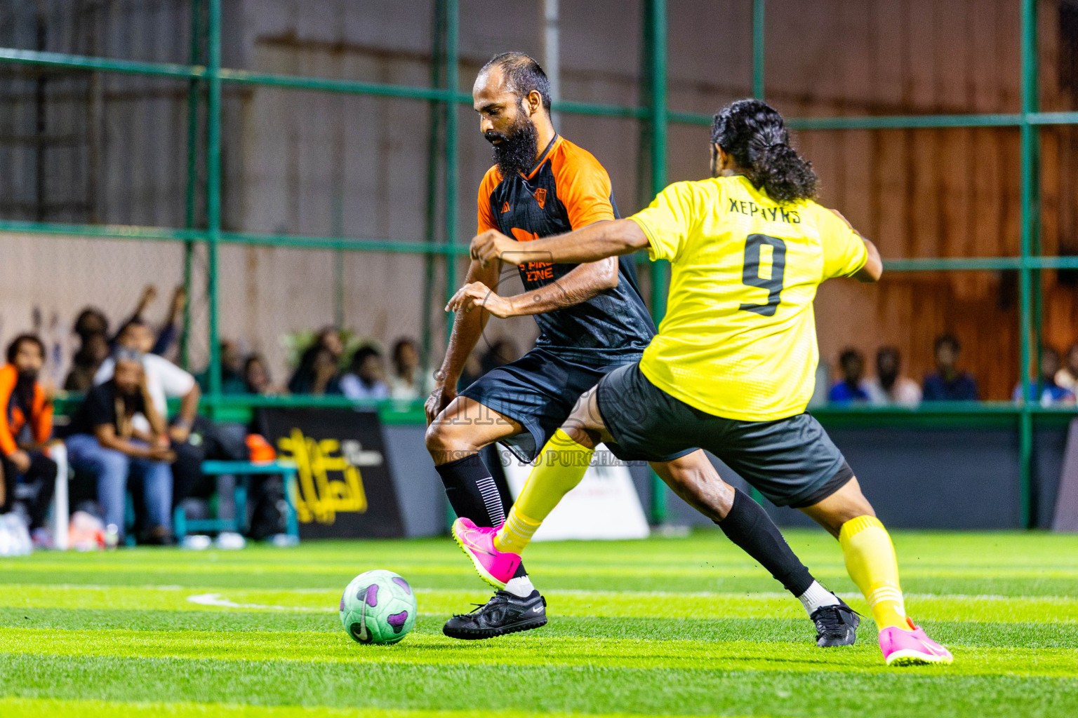 FC Calms vs Xephyrs in Day 1 of Quarter Finals of BG Futsal Challenge 2024 was held on Friday , 29th March 2024, in Male', Maldives Photos: Nausham Waheed / images.mv