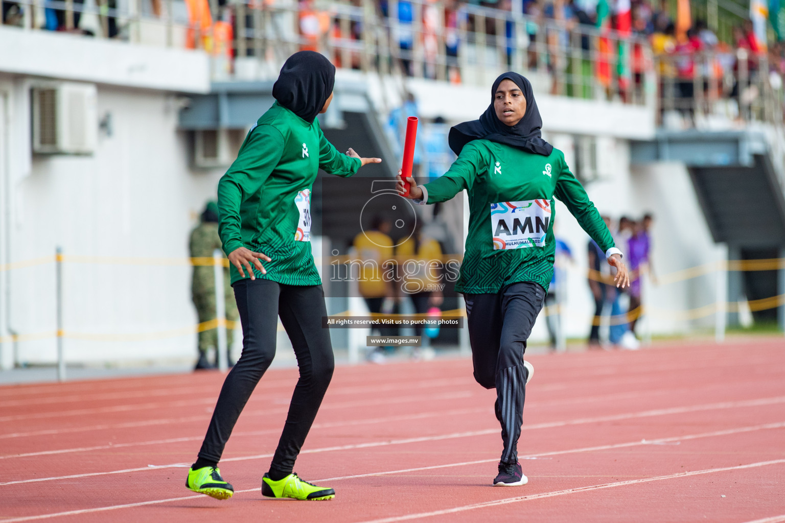 Day five of Inter School Athletics Championship 2023 was held at Hulhumale' Running Track at Hulhumale', Maldives on Wednesday, 18th May 2023. Photos: Nausham Waheed / images.mv