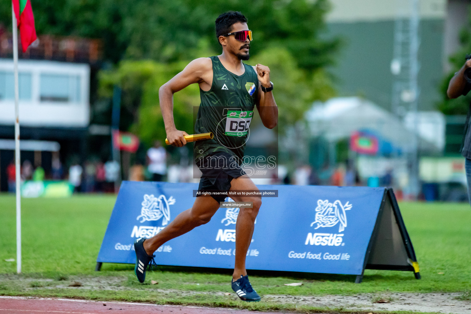 Day 2 of National Athletics Championship 2023 was held in Ekuveni Track at Male', Maldives on Friday, 24th November 2023. Photos: Hassan Simah / images.mv