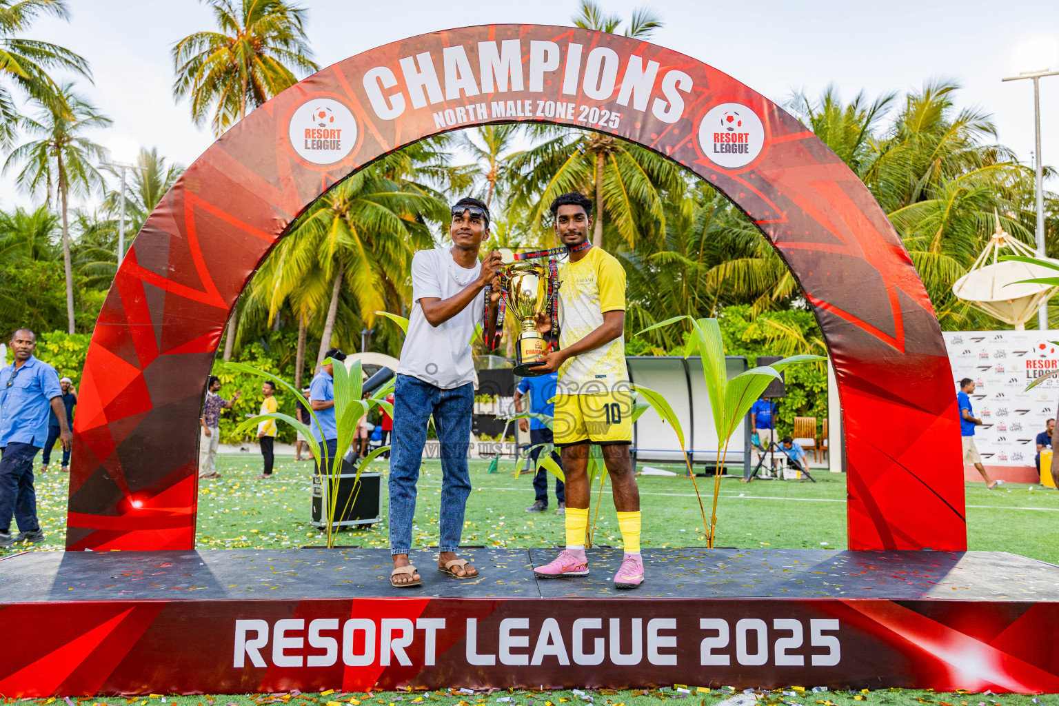 Jumeirah vs Varu in Final of Resort League 2025 (North Male Zone) was held on Saturday, 27th September 2025 in One And Only Reethi Rah Maldives Resort, Photos: Areef Adam / images.mv